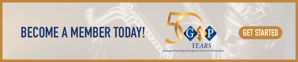 Celebrating 50 years of paralegal professionalism today. Celebrating 50 years of paralegal professionalism today.
