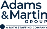 Logo of Adams & Martin Group, a Royal Staffing Company.